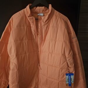 Columbia Orange Puffer Jacket